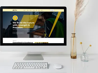 Tilon - Construcation & Building animation branding figma graphic design motion graphics themeswolf ui website