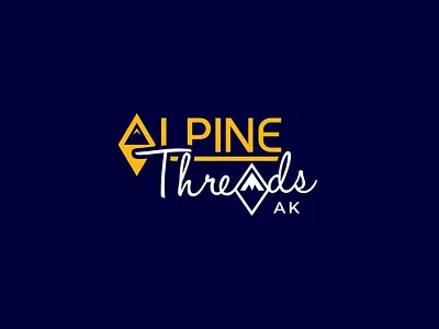 Logo Design for Alpine Threads AK: Where Style Meets the Outdoor modern logo