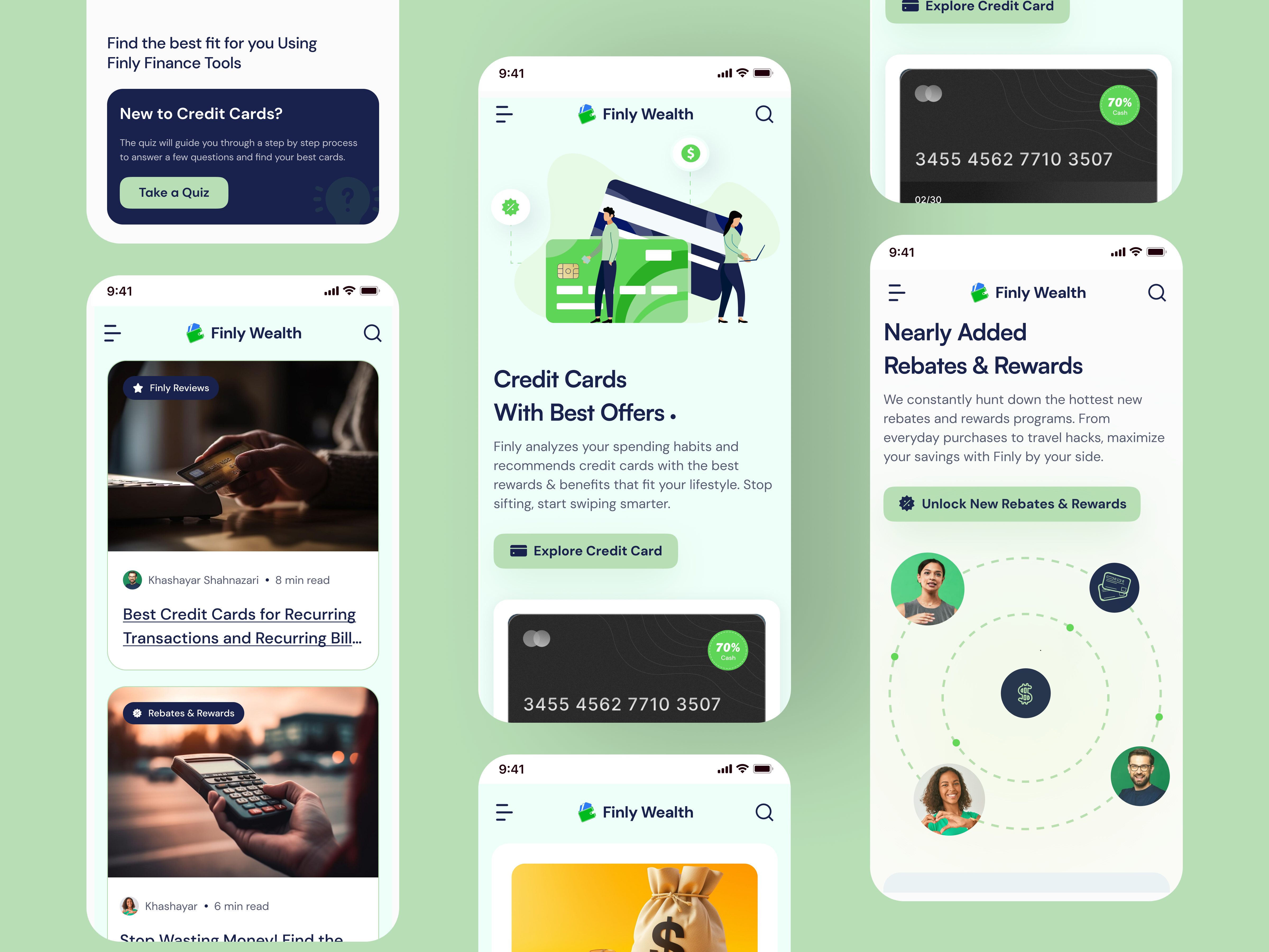 Example of Fintech Mobile App UI UX Design