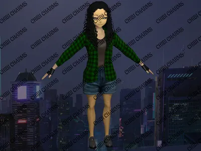 3D MODEL OF SILLI OC