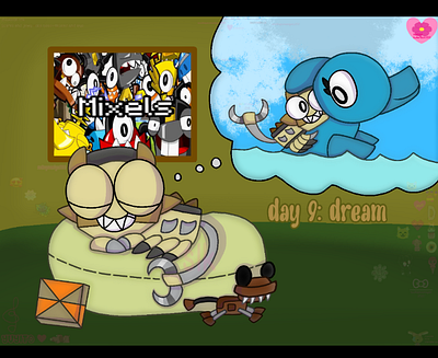 Maycean Day 9: dream art post art tag digital art drawing fan art illustration