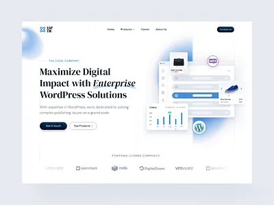 XAPTIK - Agency Homepage agency agency website animation creative design development figma homepage landing page minimal plugin ui ui design ui ux ux web design web inspiratrion website woocommerce wordpress