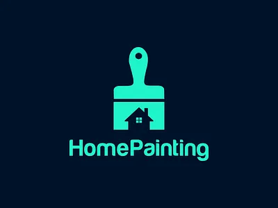 Home Painting Logo branding design graphic design home home painting home painting logo illustration logo logo maker logo type logos logotype painting simple logo vector