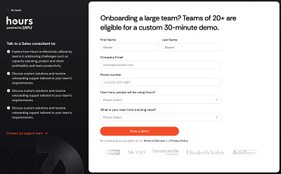 Book a demo form. book a demo branding contact form contact page contact us demo demo call design system figma get in touch illustration onboarding product design schedule a demo ui user interface ux web web design