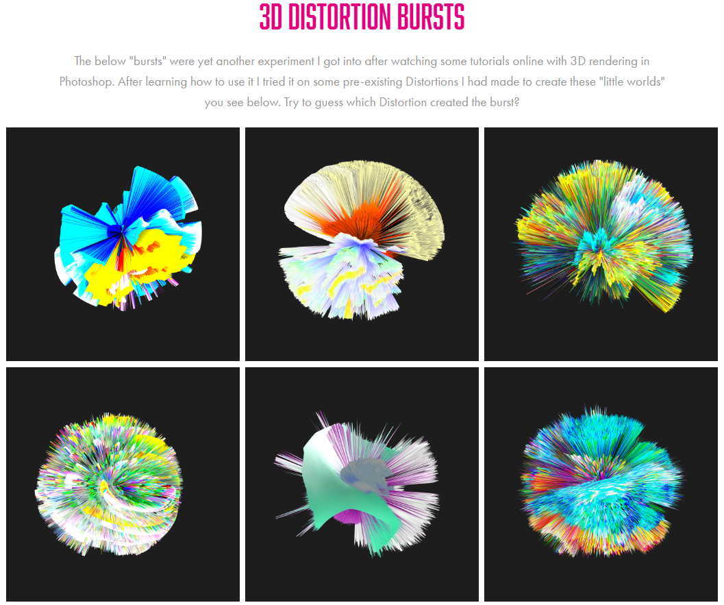 Distortion Bursts 3d abstract art adobe photoshop art design distortion editing edits effects filters graphic design photo editing photoshop planets poster poster art poster design
