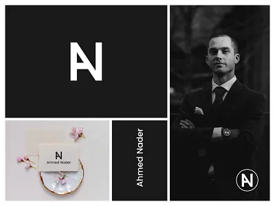AN || Ahmed Nader ahmed nader brand design cloth clothing creative dress great logo icon initial initial letter letter mark logo 2025 logo make modern na new logo personal brand simple streetwear word mark