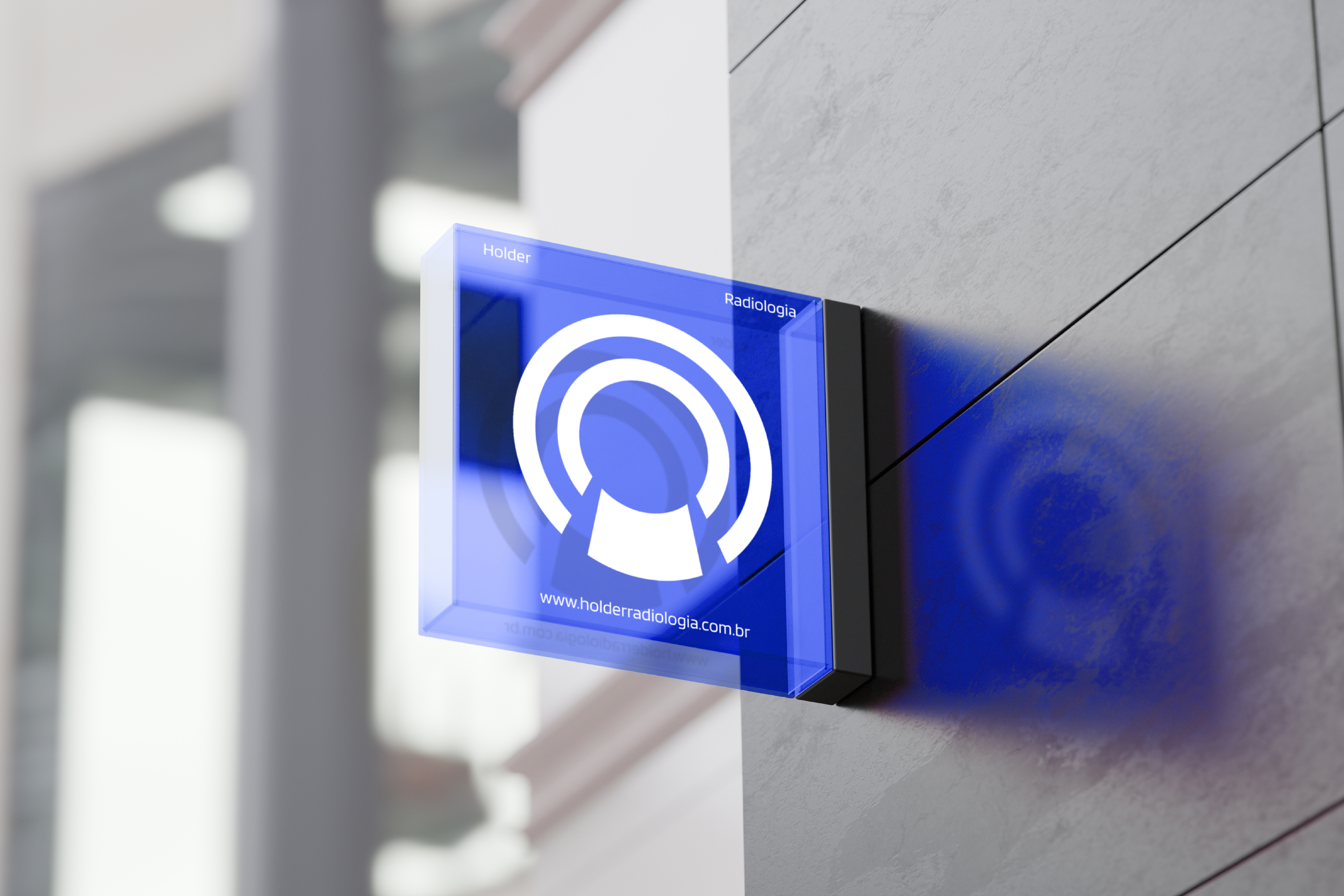 Holder Radiologia branding graphic design logo