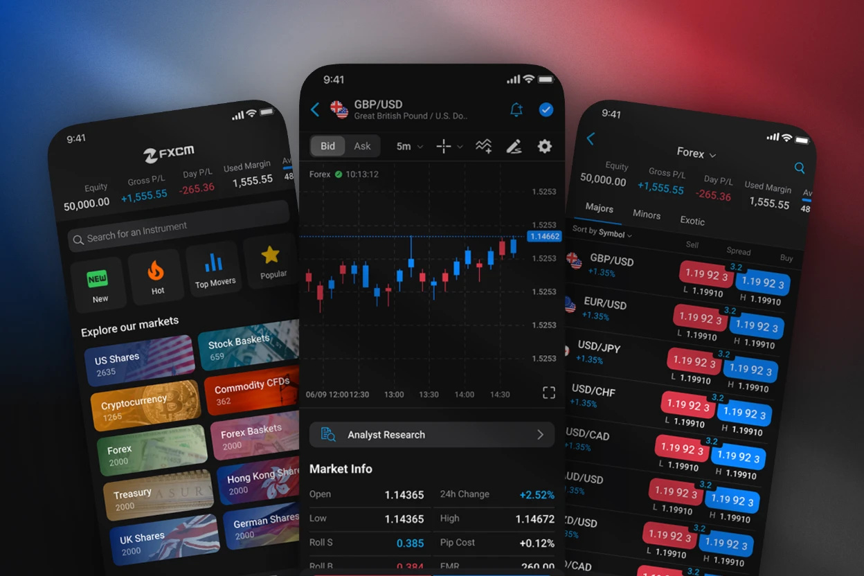 Trading Station Mobile 2.0 app design trade ui ux