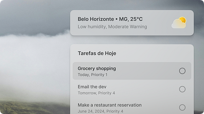 Mac OS - Weather Widget