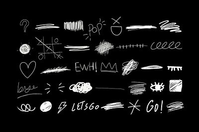Scribble Elements creativeoverlays designinspiration doodlegraphics handdrawndesign pixflowdesigns scribbleelements sketchstyle transparentpngs visualstorytelling
