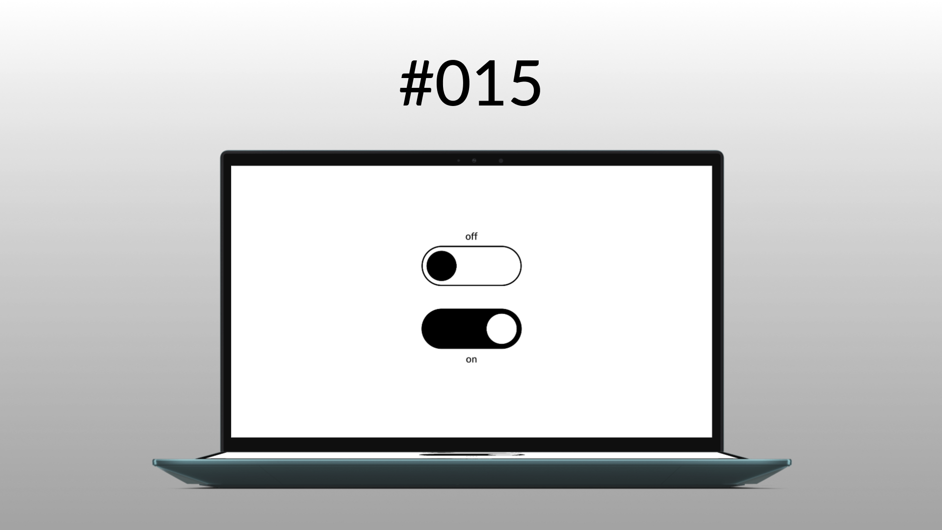 On & Off Switch #DailyUI #015 #KinWebb design frontend homepage kinwebb logo minimalist off on switch ui web design