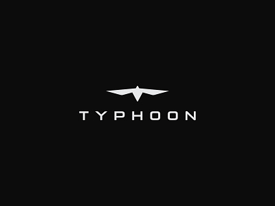 Typhoon - Drone Company logo concept aircraft aircraftlogo brandidentity branding drone dronecompany dronelogo logo logodesign modernlogo weapon