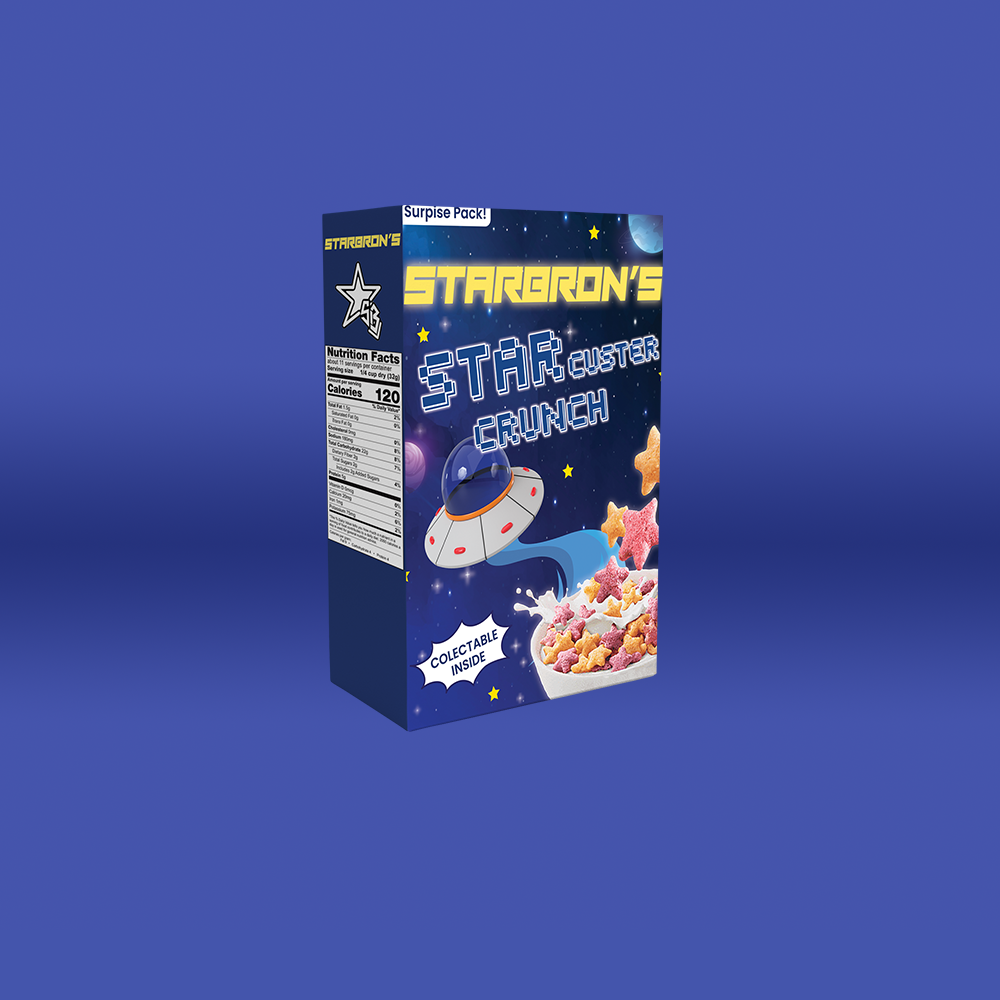 Example of Costumized Cereal Packaging Design