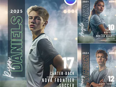 Soccer Poster & Banner Canva Template app branding design graphic design illustration logo typography ui ux vector