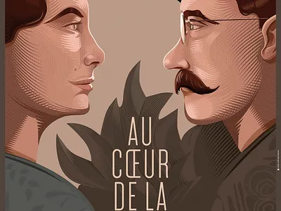 Mathurin Méheut + Yvonne Jean-Haffen event poster design illustration poster vector