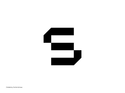 Bold Geometric "S" Logo – Modern Symbolic Monogram Design abstract symbol block letter bold letter logo branding idea creative initial digital identity edgy logo futuristic mark geometric logo graphic identity logo concept minimalist design modern branding monogram mark s monogram sharp angles strong logo tech logo tornike uchava unused logo