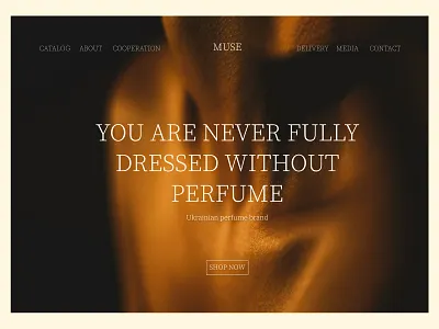 Perfume Store website branding design ui ux webs