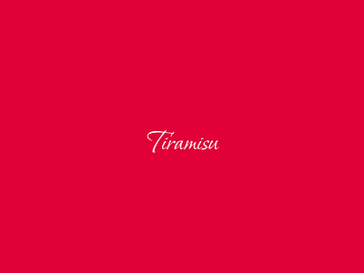 Tiramisu ❤️ branding design illustration logo