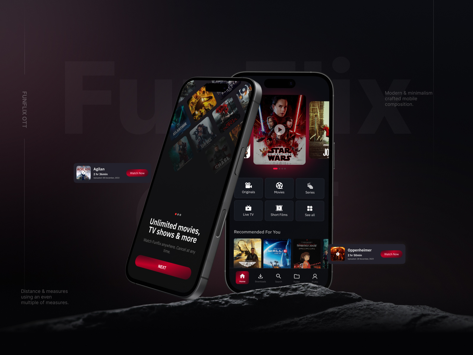 FunFlix OTT | Live Streaming App For Ultimate Entertainme app design design fun app live stream mobile app mobile cineplex movies netfix netro netrosystems ott ott platform software agency streaming app trending ui ux web series