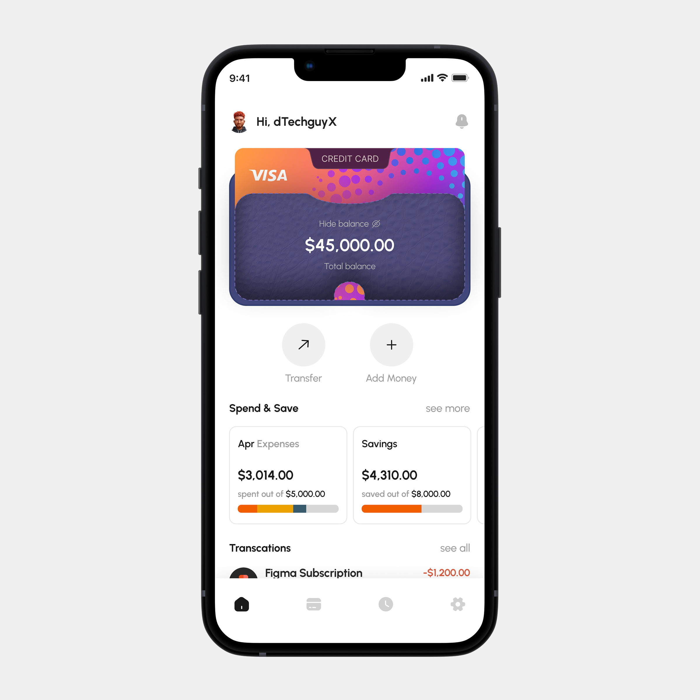 Example of Mobile Application Design 