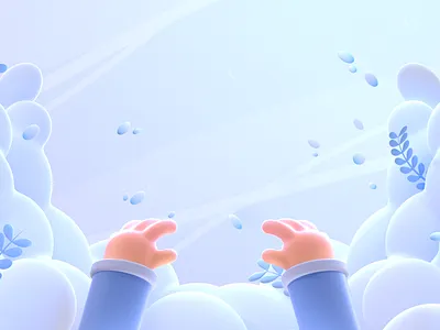 Clouds landscape 3d 3d illustration clouds color colorful cute design illustration landscape wallpapers