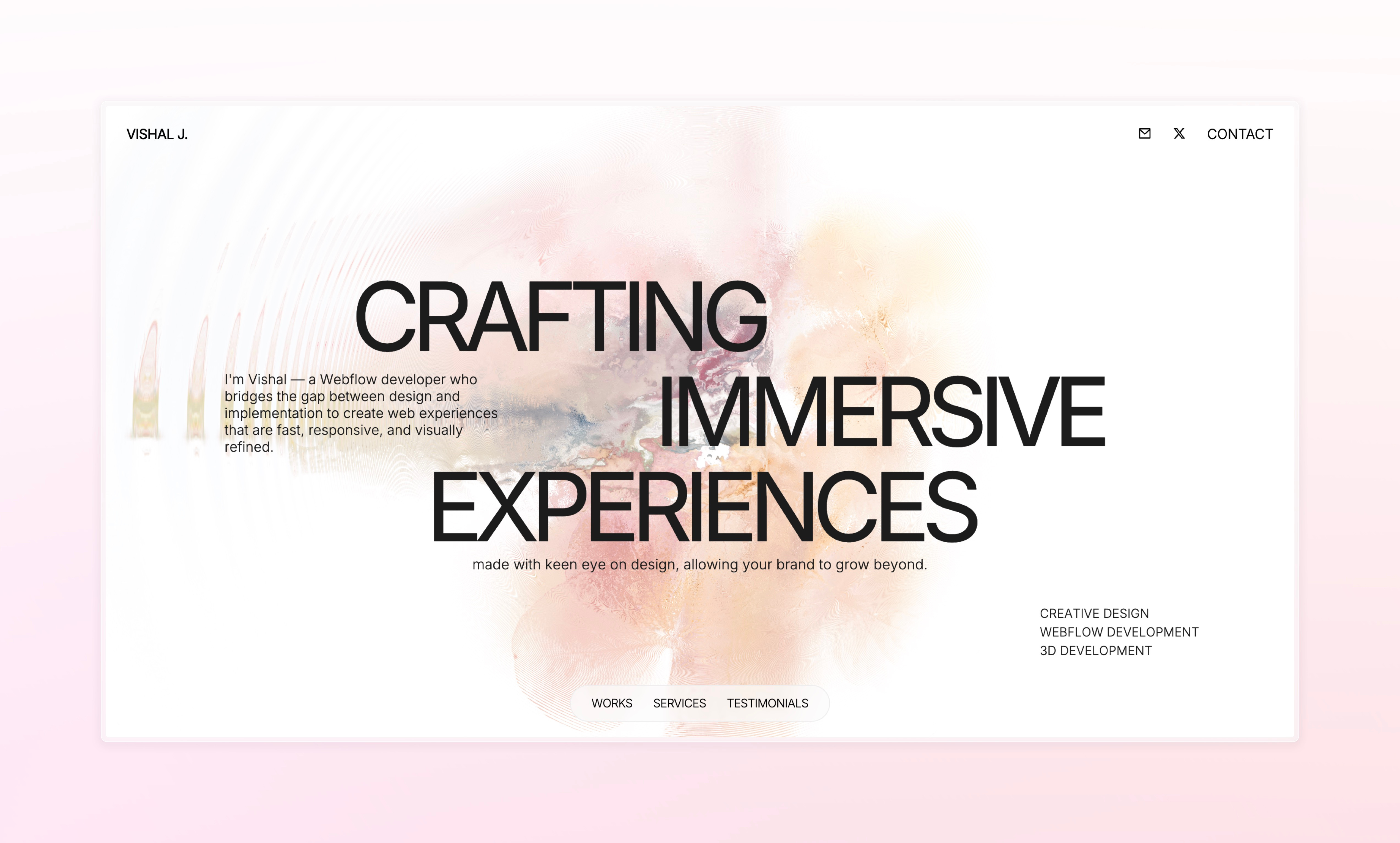 Example of 3D Website Development