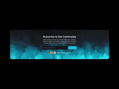 Subscribe CTA 📩 button call to action cta design input minimal saas ui web design