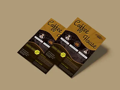Coffee House Flyer Design branding brochure design bussiness card design eye cathing flyer flyer design graphic design logo modern new unique