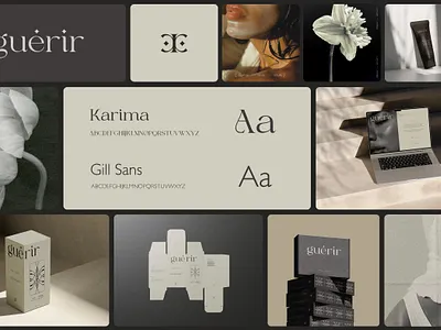 Visual + brand identity design for a cosmetics brand branding design graphic design illustration logo packaging product