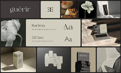 Visual + brand identity design for a cosmetics brand branding design graphic design illustration logo packaging product