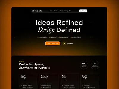 Digital Agency Website agency agency wesite colorful dark design designideas digital agency gradient ui ui design ux web web ui website