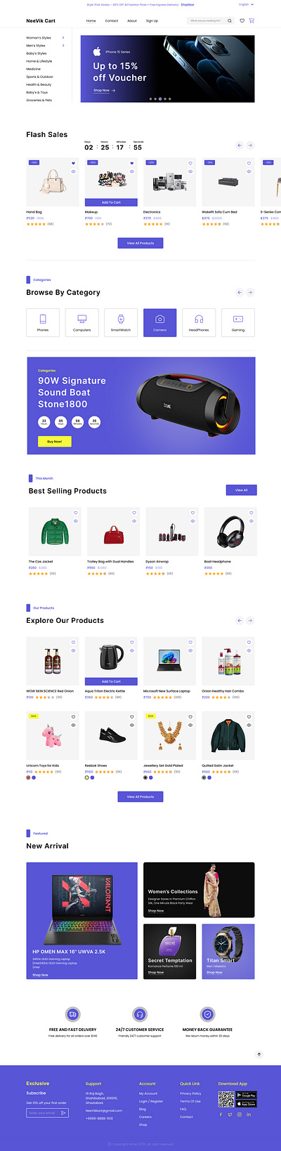 E-Commerce Ui Design vector looking for feedback