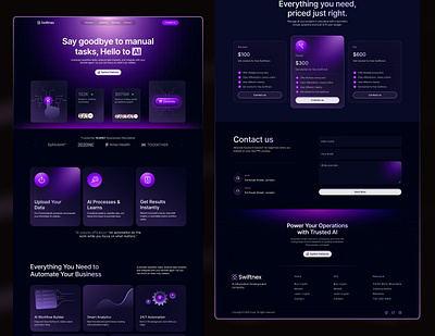 AI Agents Landing-page 3d ai agents ai agents landing page app branding design graphic design illustration logo saas typography ui ux vector