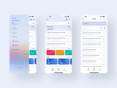 ToDo App - Redesign app application clean design graphic design mobile mobile app project redesign task to do track tracker ui ux