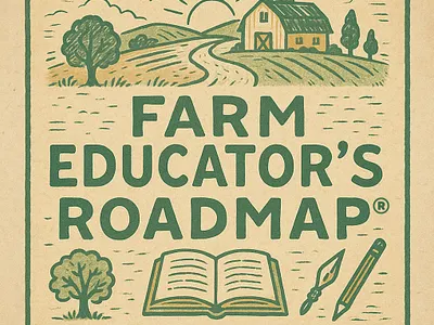 Farm Educator’s Roadmap – Rustic Branding Design visual storytelling