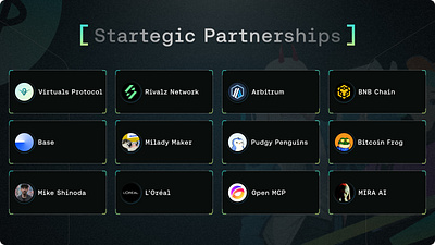 Holoworld Strategic Partnership Graphic graphic design web3