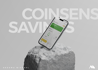 Coinsens – A Modern Take on Saving and Investing graphic design ui