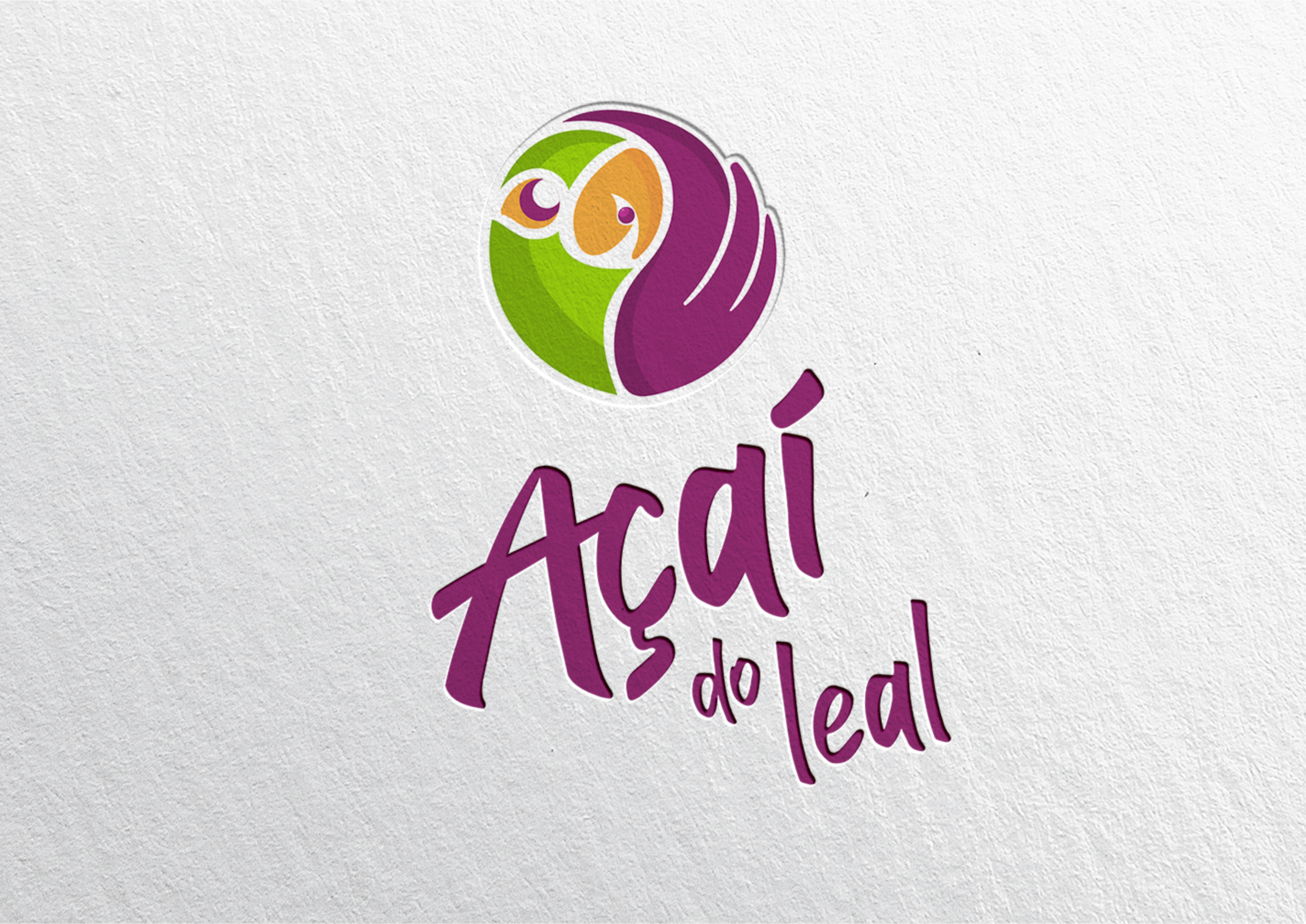 Açaí do Leal _ identidade visual açaíteria açaí branding graphic design logo visual identity