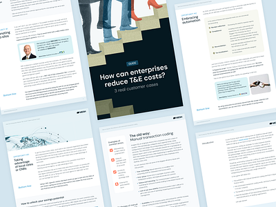 E-guide for a fintech company cover design ebook eguide finance fintech graphic design guide marketing
