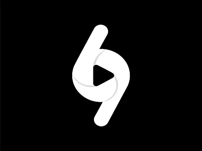 6 & 9 Media Logo Design 6 9 brand identity branding identity letter logo logo logo design logo designer logo icon logos media logo modern logo play icon play logo typography vector