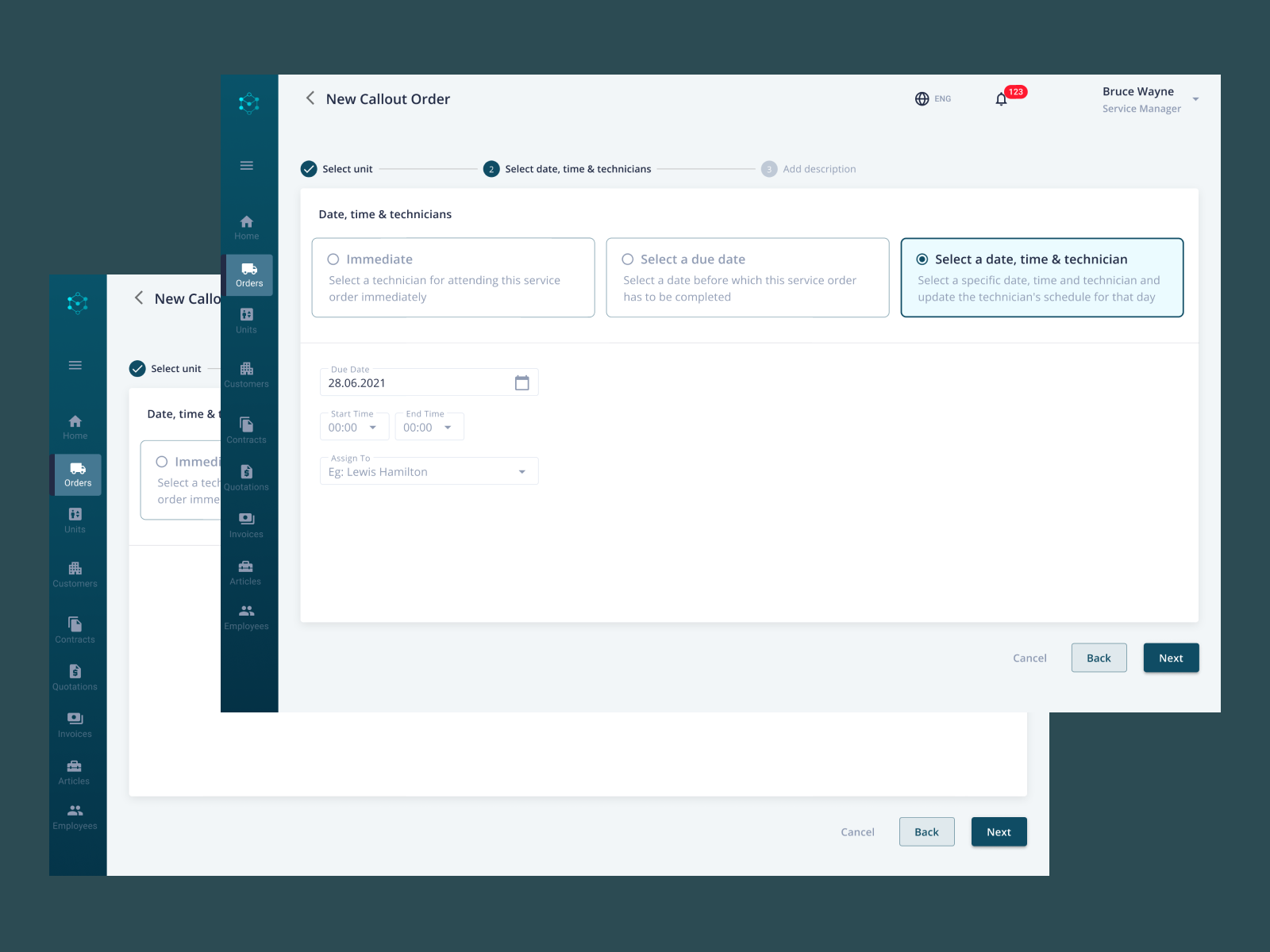 Add Option inside stepper on Order Technician-Dashboard Mainteny b2b building component dashboard design system desktop app maintenance mainteny material material ui mui saas service service maintenance startup technician ui kit web app