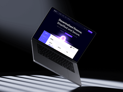Blork Finance app crypto dashboard decentralized typography ui ux web3