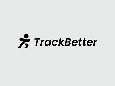 trackbetter arrow athlet athletic dynamic lettermark run running speed speed logo sport sport logo track