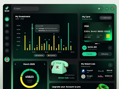 Stock Market App 2025 application branding dashboard latest design stockmarket trend ui webapp