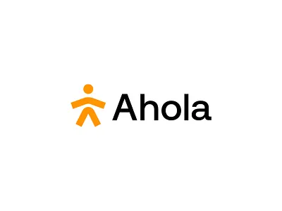 Ahola - Logo Design Concept arrow brand identity branding care child concept design designer portfolio health human kid letter a logo logo designer medication modern