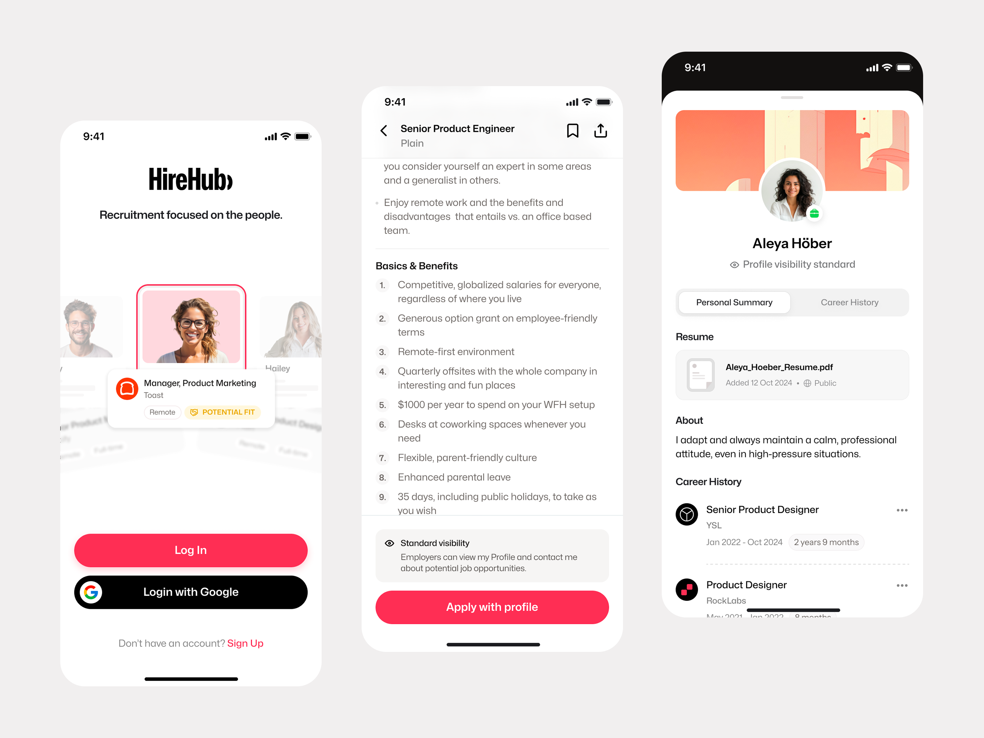 Example of Mobile App Design For Startups