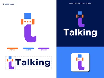 Letter T Logo & Brand Identity Design (Unused β For Sale) πΌ app brand identity branding communication logo dating digitalart geometricart logo logo brand identity logo design monogram o p q r s t u v w x y z t t letter logo talk talk icon talkinglogo telephone visual identity visualcommunication