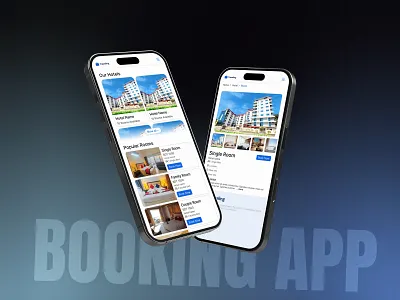 Hotel Booking App Design figma mobile app design ui ui design uiux design user experience user interface design ux ux design
