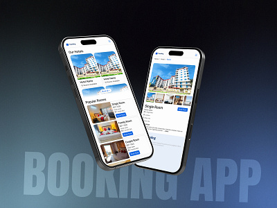 Hotel Booking App Design figma mobile app design ui ui design uiux design user experience user interface design ux ux design