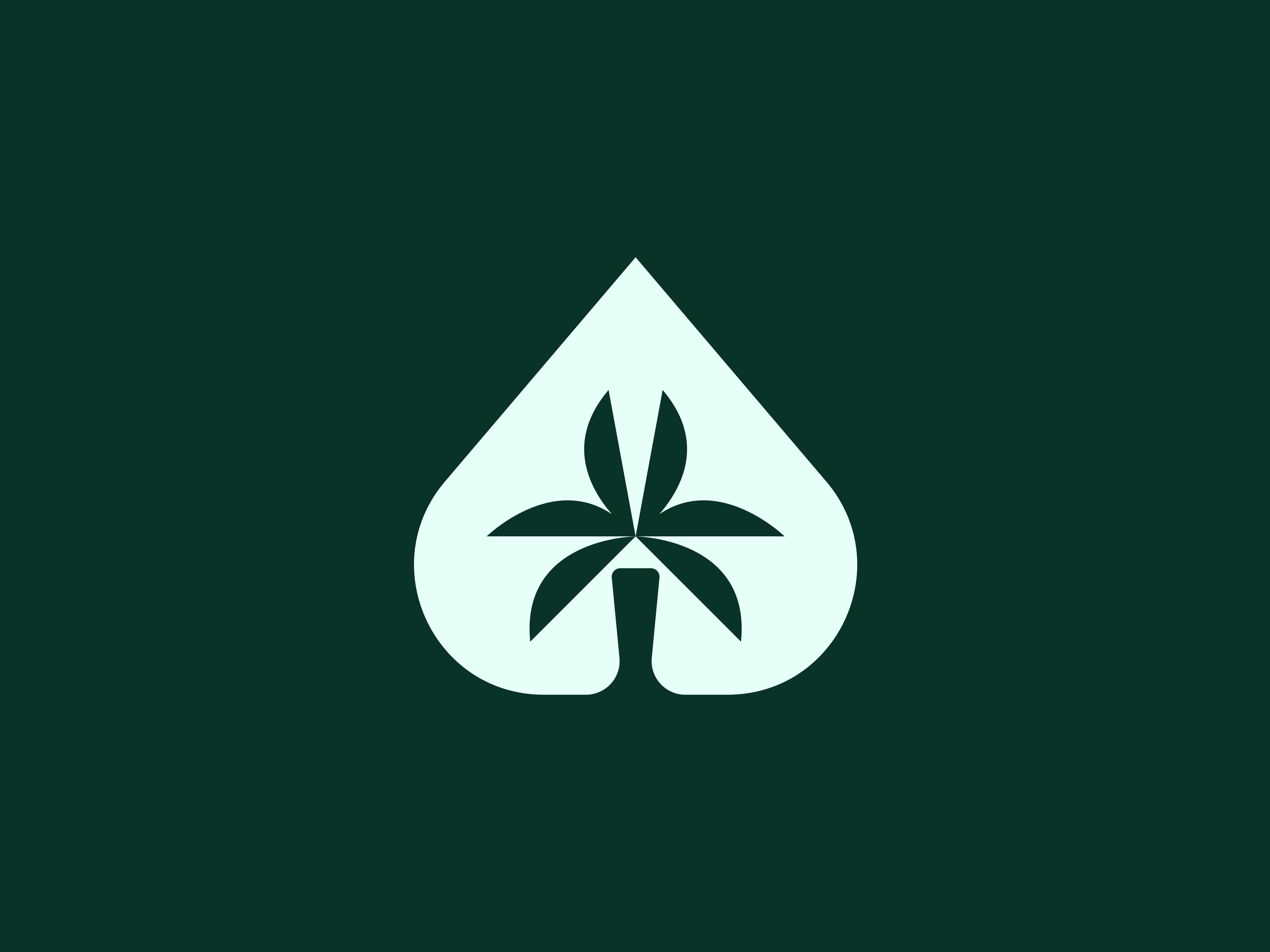Example of Palm and Heart Logo Design